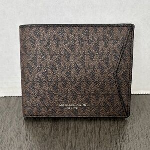 Michael Kors Signature Brown Card Holder